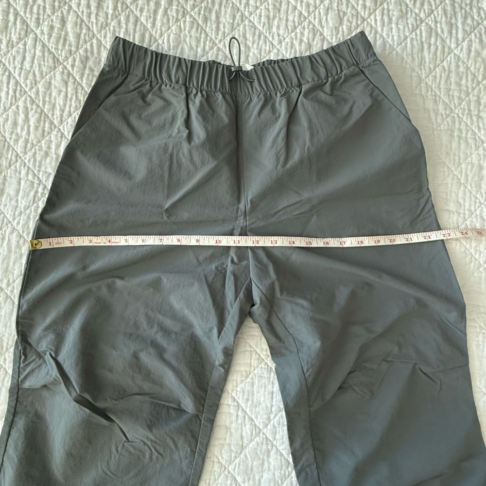 NWOT- OAK + FORT Gray Windbreaker Pants - Picture 9 of 11